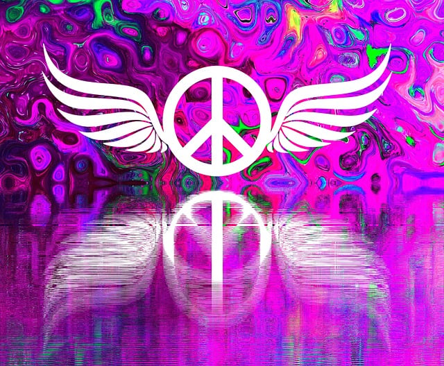 Free peace togetherness love peace illustration