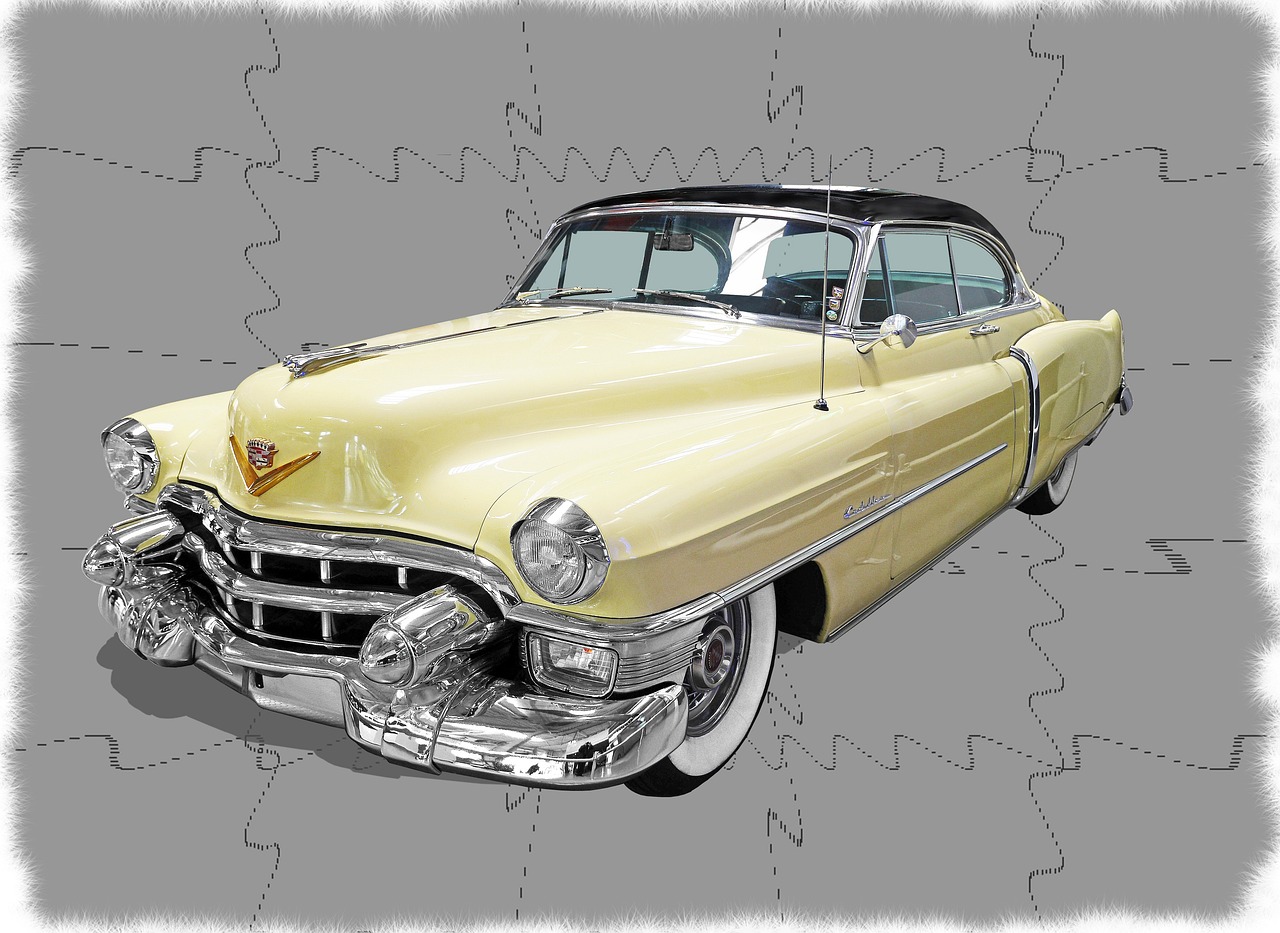 Cadillac-Convertible-Coupe - free online jigsaw puzzle photo