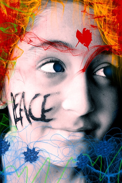 Free Peace Girl illustration and picture
