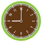 hours, the time, nine o'clock