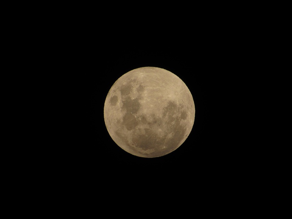 Luna, Eclipse Penumbral, Cielo, Lual, Eclipse Lunar