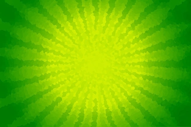 Radial, Verde, Cristais, Cristalizar