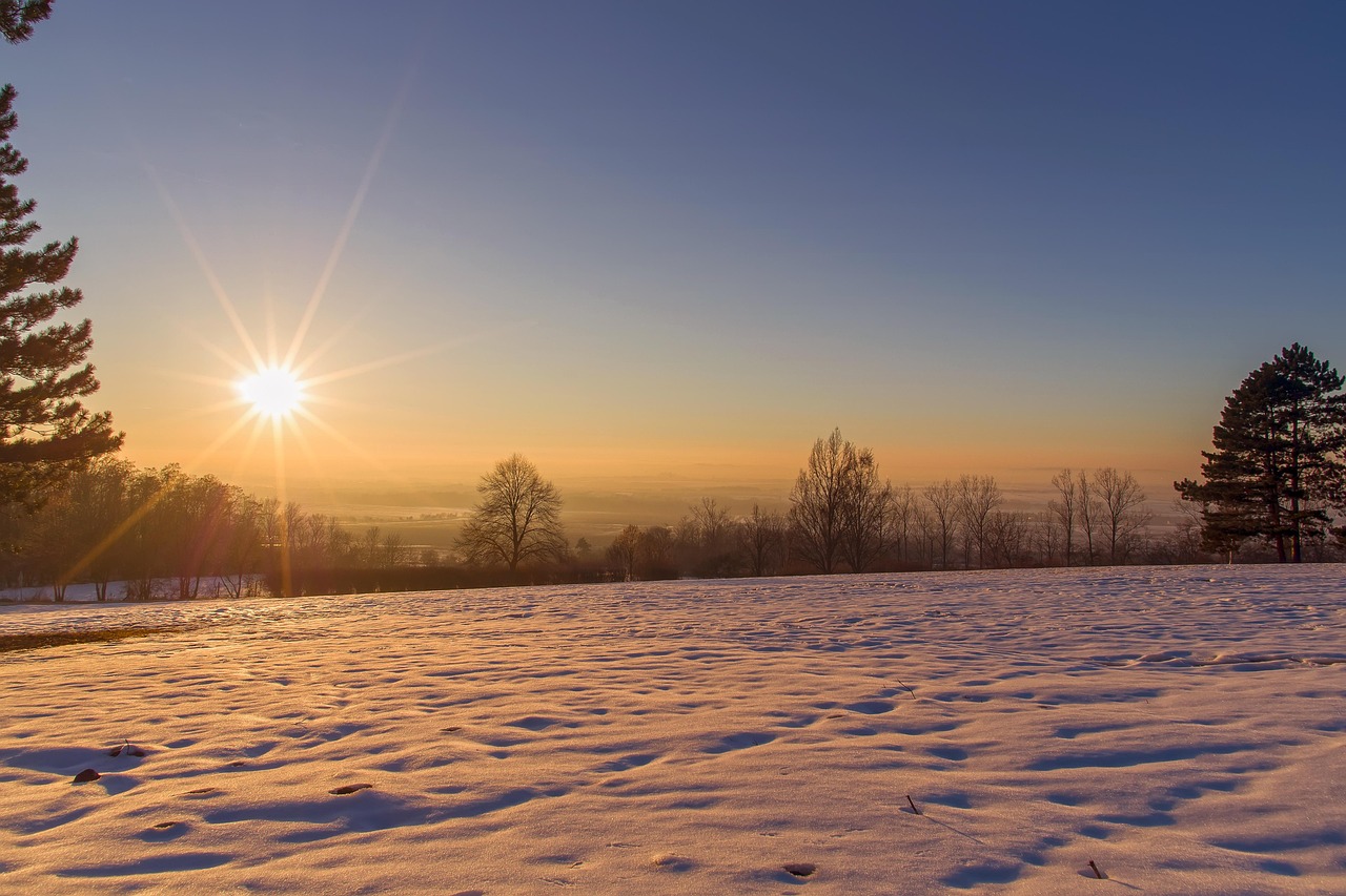 日落 雪 冬天 - Pixabay上的免费照片 - Pixabay