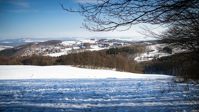 Land, Natur, Schnee, Winter, Himmel