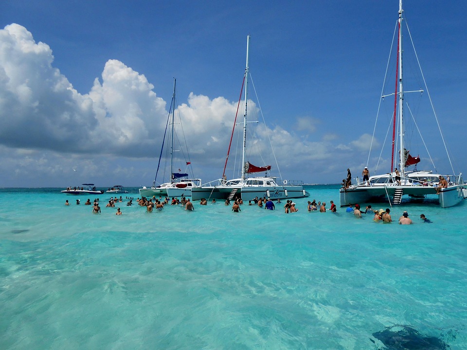 Grand Cayman, Cayman Islands, Stingray City, Stingrays