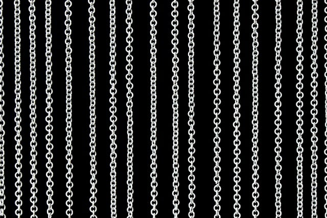Free chains black design illustration