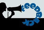 feedback, opinion, megaphone