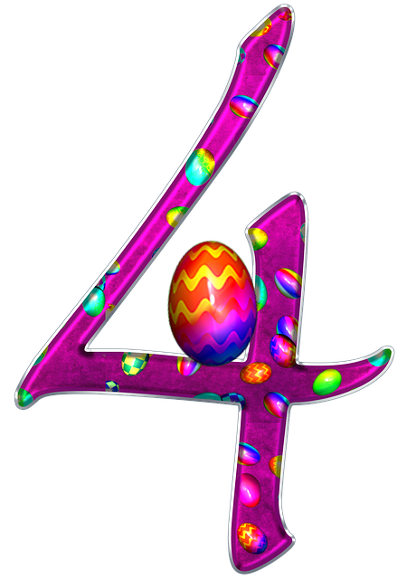 Free number 4 four illustration