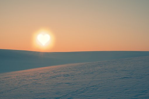 Valentinsdag, Solnedgang, Solen, Vinter