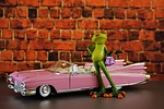 cadillac, el dorado, frog