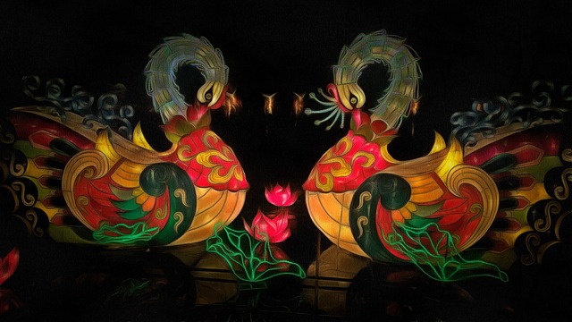 Free pelican bird illuminated illustration