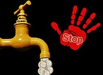 symbolic, to turn money faucet, stop