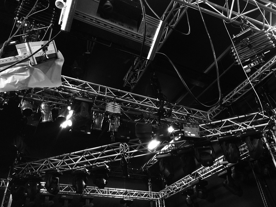 Light Rig Black And White - Free photo on Pixabay