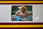 train, old, vintage