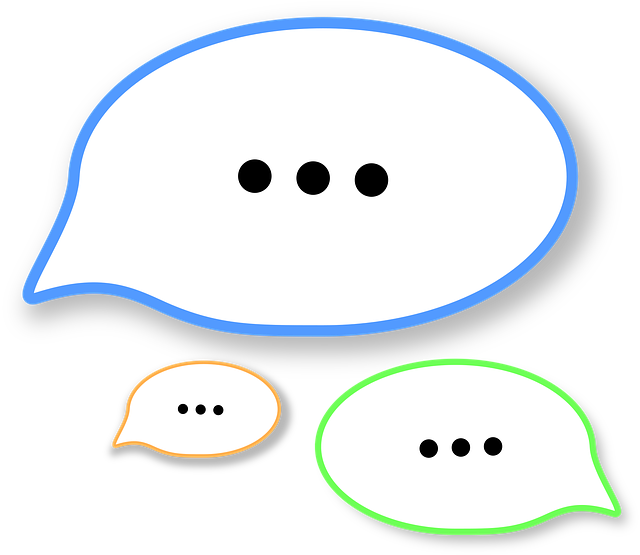 Free talk conversation dialogue vector