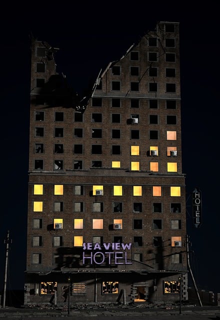 Free building house hotel illustration