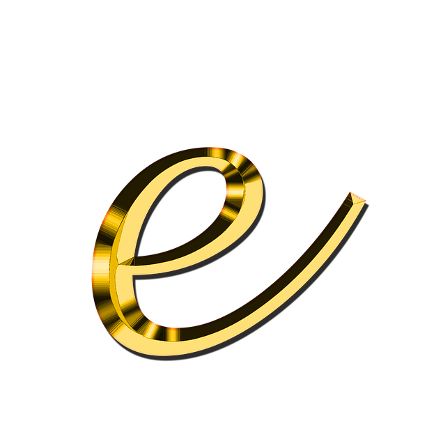 Free letters abc e illustration