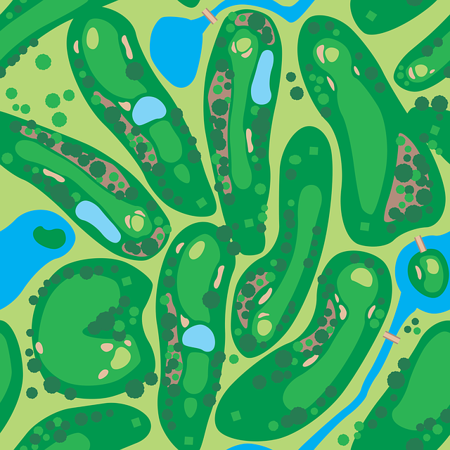Free golf course par vector