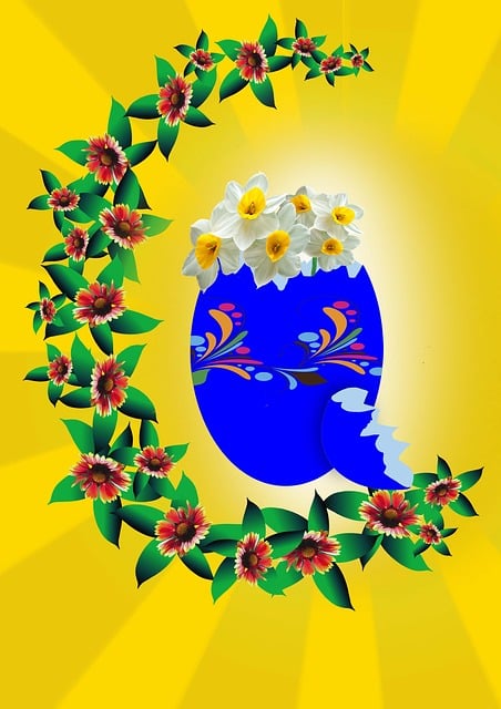 Free easter church resurrection illustration