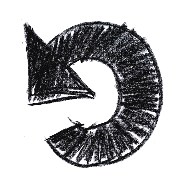 Free arrow handwork circle illustration