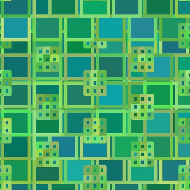 Grønn, Abstrakt, Geometrisk