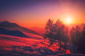 Italy, Sunrise, Sky, Clouds