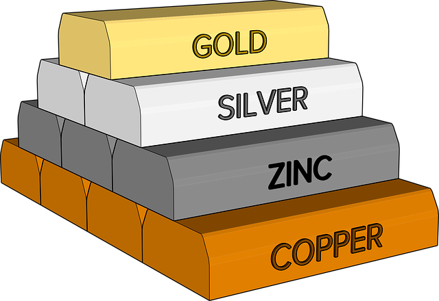 Free ingots mining copper illustration