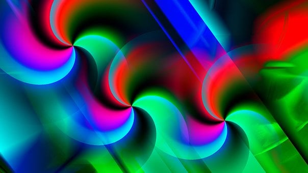 Free Glowing Swirl illustration and picture