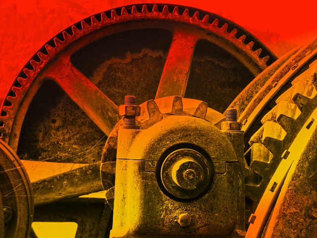 Free mechanism machine machinery illustration