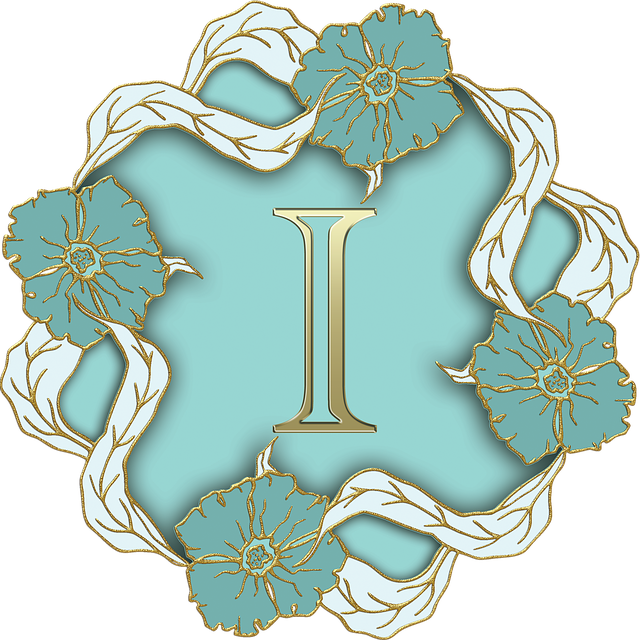 Free alphabet letter initial illustration