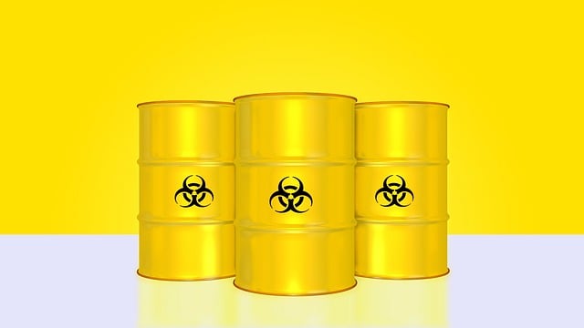 Free nuclear hazardous hazard illustration