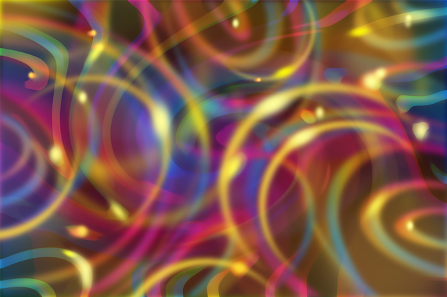 Free colorful background abstract background rings illustration