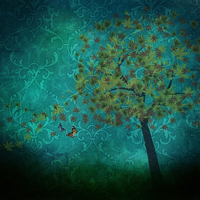Textur, Hintergrund, Muster, Baum, Blau