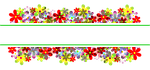 flowers, floral pattern, banner