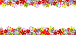 flowers, floral pattern, banner