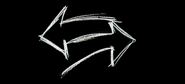 Free arrow signpost waypoint illustration