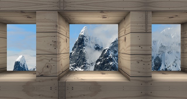 Free mountains summit nature illustration