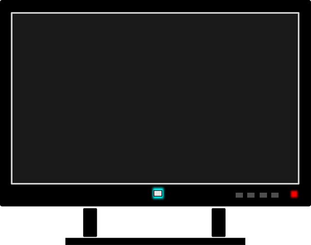 Free television monitor tv illustration
