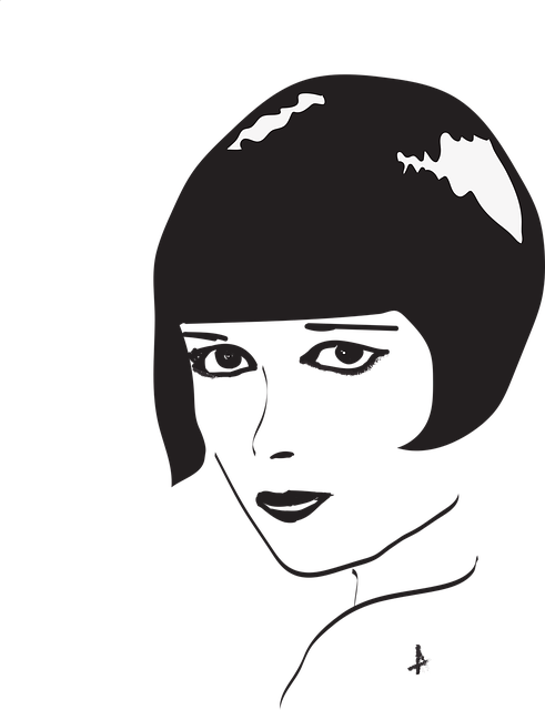 Porträt, Gesicht, Frau, Stern, Tanz