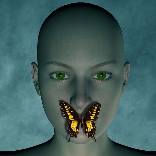 Frau, Schmetterling, Psychologie, Falter