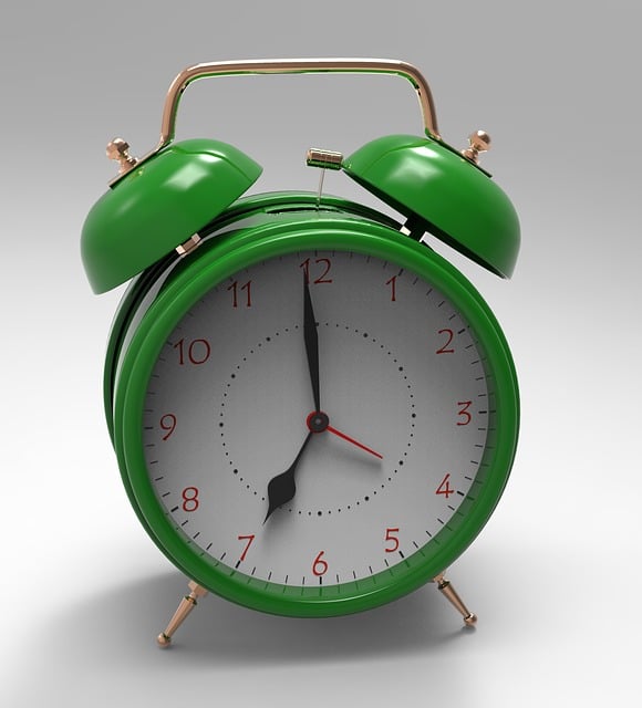 Free alarm clock retro illustration