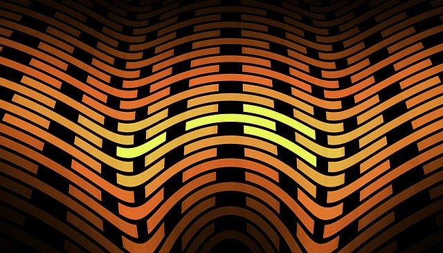 Free fractal orange texture illustration