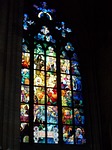 stained glass window, church, temple