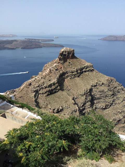 Free Santorini Ocean photo and picture