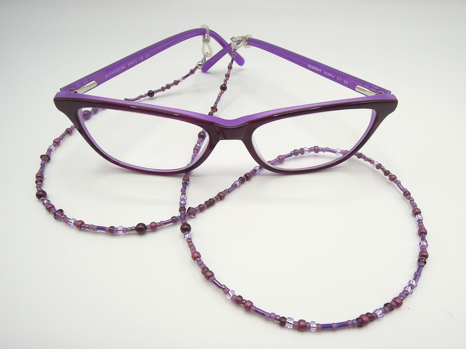 Glasses Chain Purple - Free photo on 