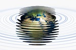 water waves, africa, europe