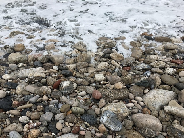 Wasser, Steine, Meer, Wellen