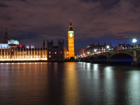 London, Big Ben, Parlament, Dk