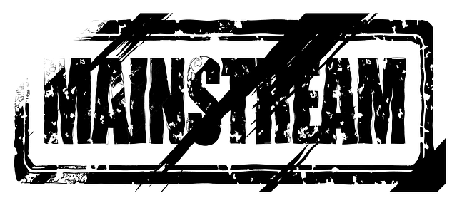 Free main flow mainstream direction illustration