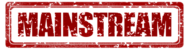 Free main flow mainstream direction illustration